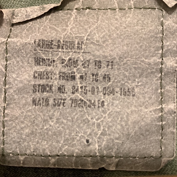 Vintage army camouflage jacket, very good condition. - Picture 2 of 3